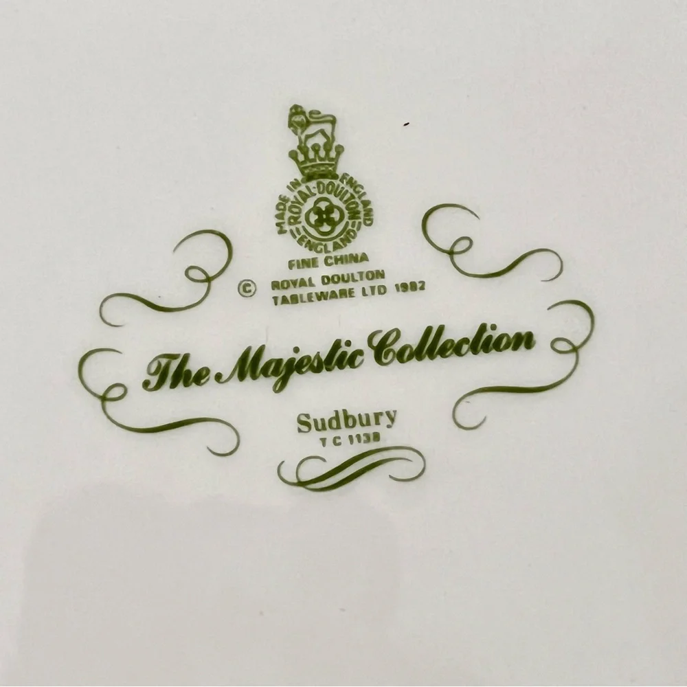 NIB 20 PCs 1982 Royal Doulton The Majestic Collection Sudbury‎ 5pc Place Setting